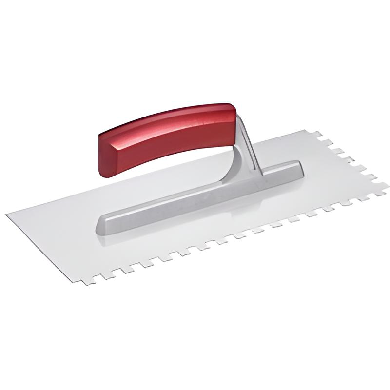 Kaufmann 60mm notched trowel e6 stainless steel | kaufmann notched stainless steel trowels Kaufmann 60mm notched trowel e6 stainless steel