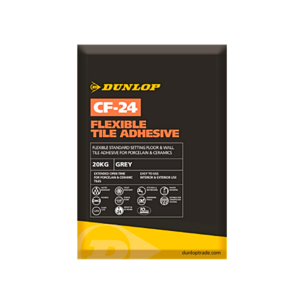 Slow Set Tile Adhesive | Dunlop Slow Set Adhesive | TileFix.ie